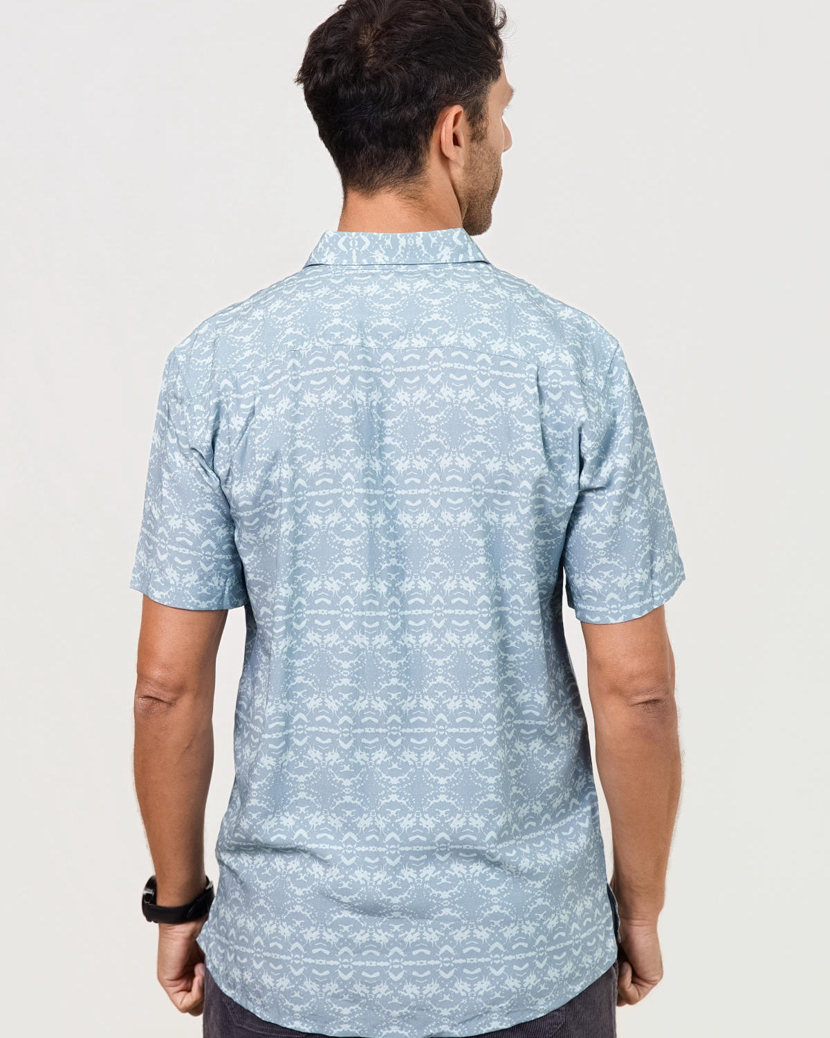Mr Snake Blue Mens Shirt - Global Free Style