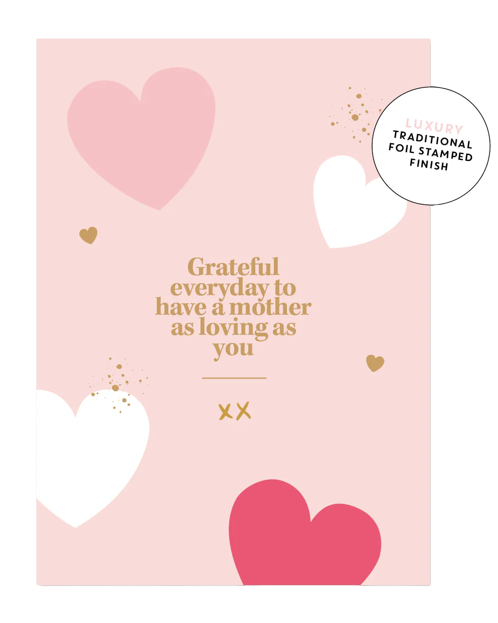 Mum Grateful Hearts Greeting Card Cards and Wrap Just Smitten