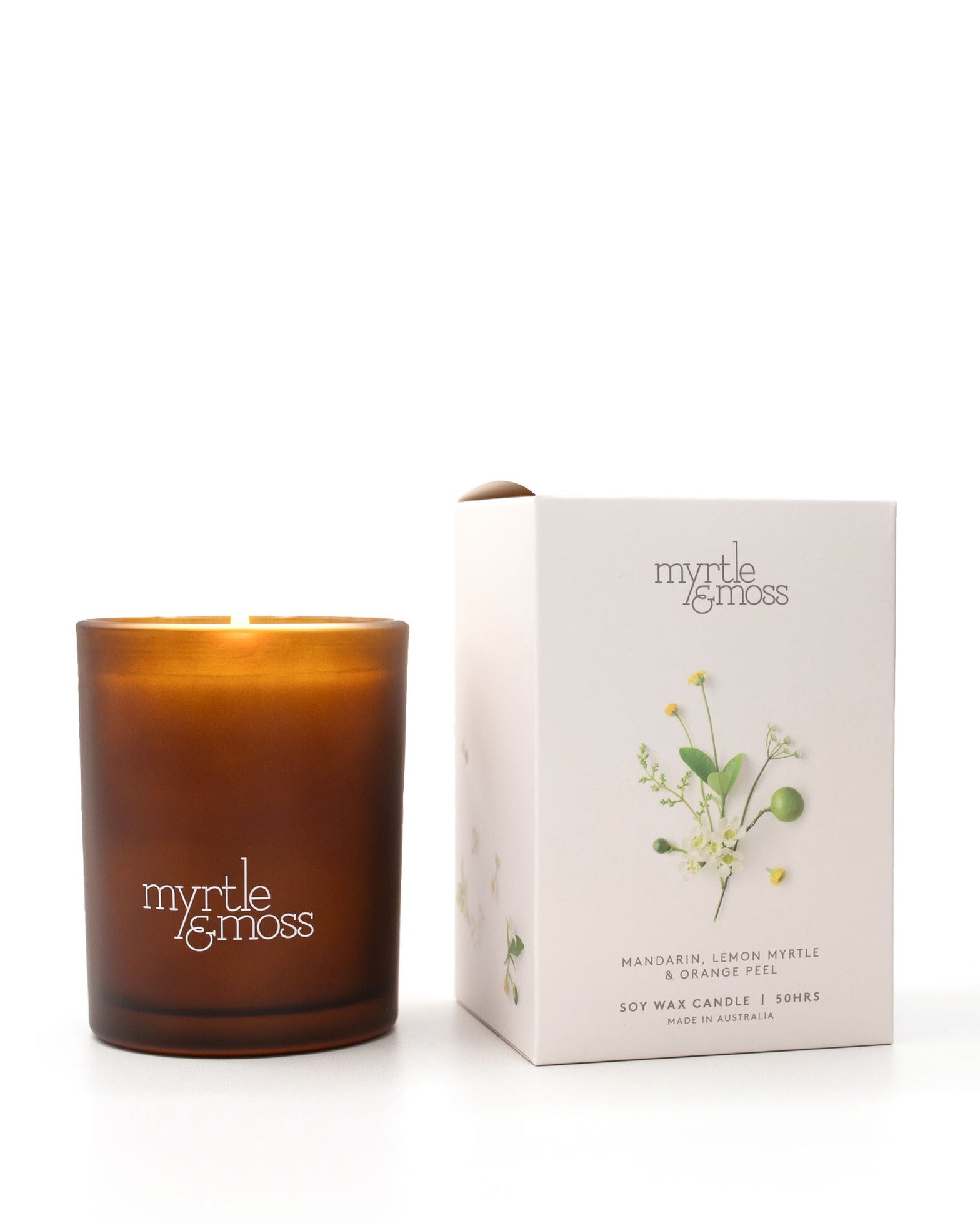 Soy Wax Candle Citrus 50HR Gifts and Accessories Myrtle & Moss