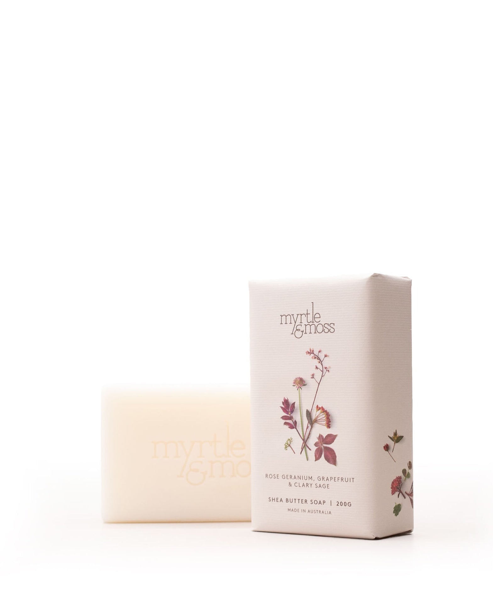 Rose Geranium Soap Body Myrtle & Moss