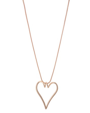 Heart Pendant Necklace Rose Gold Necklaces Sun Accessories
