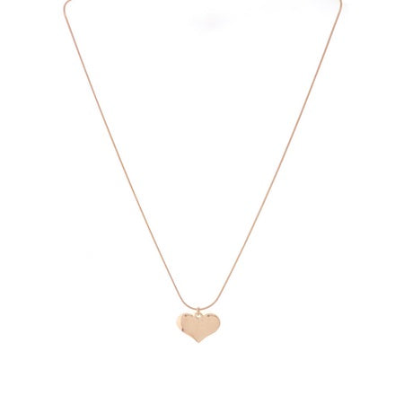 Heart Pendant Necklace RoseGold Necklaces Sun Accessories