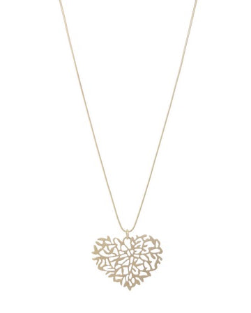 Filigree Heart Pendant Necklce Gold Necklaces Sun Accessories