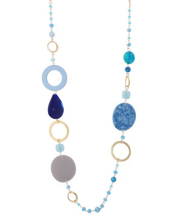 Metal Resin Beaded Necklaces Necklaces Sun Accessories