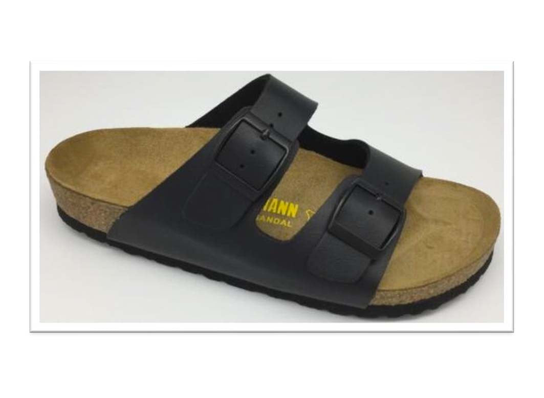 Neckermann Double Bar Shoe Black Shoes Neckermann