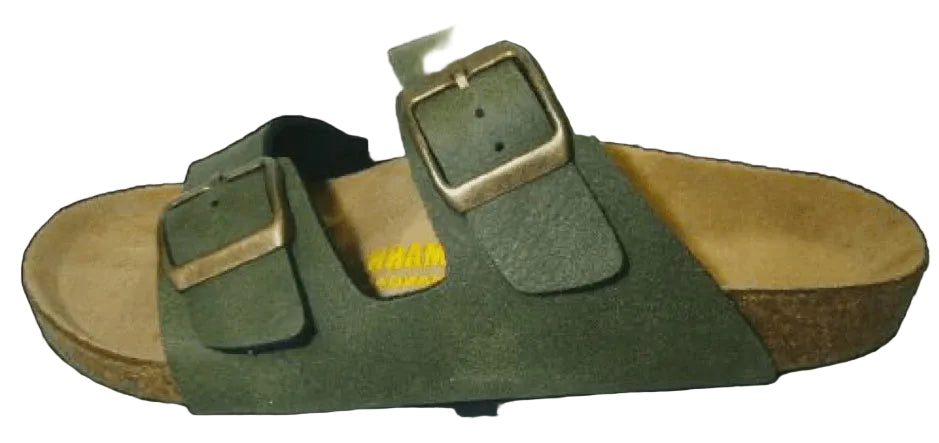 Neckermann Double Bar Shoe Olive Green Shoes Neckermann 36 (5)