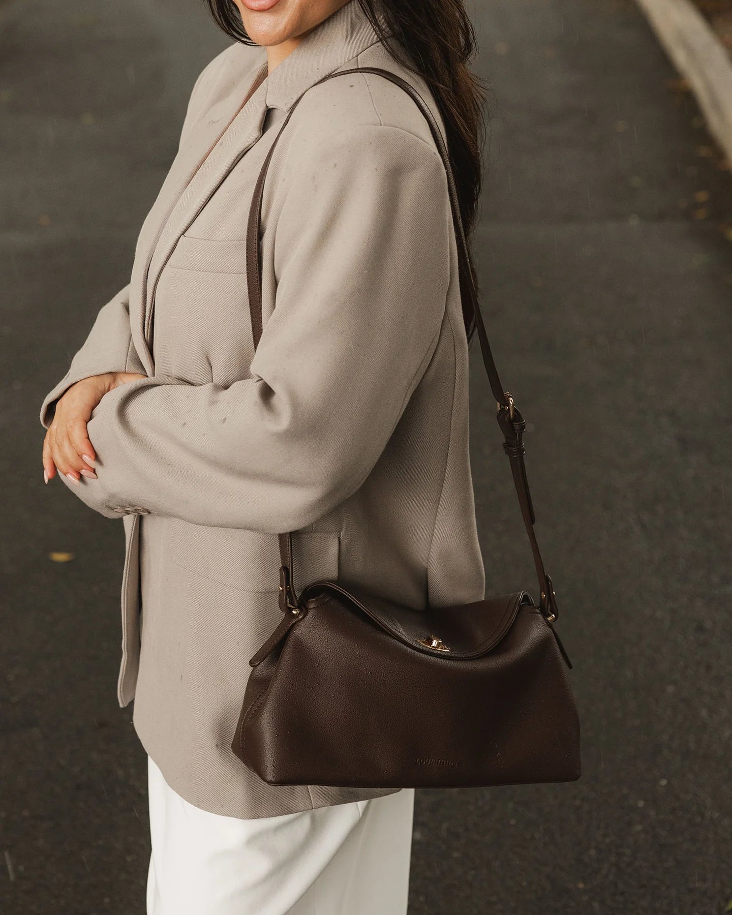 Nicole Handbag - Chocolate - Global Free Style