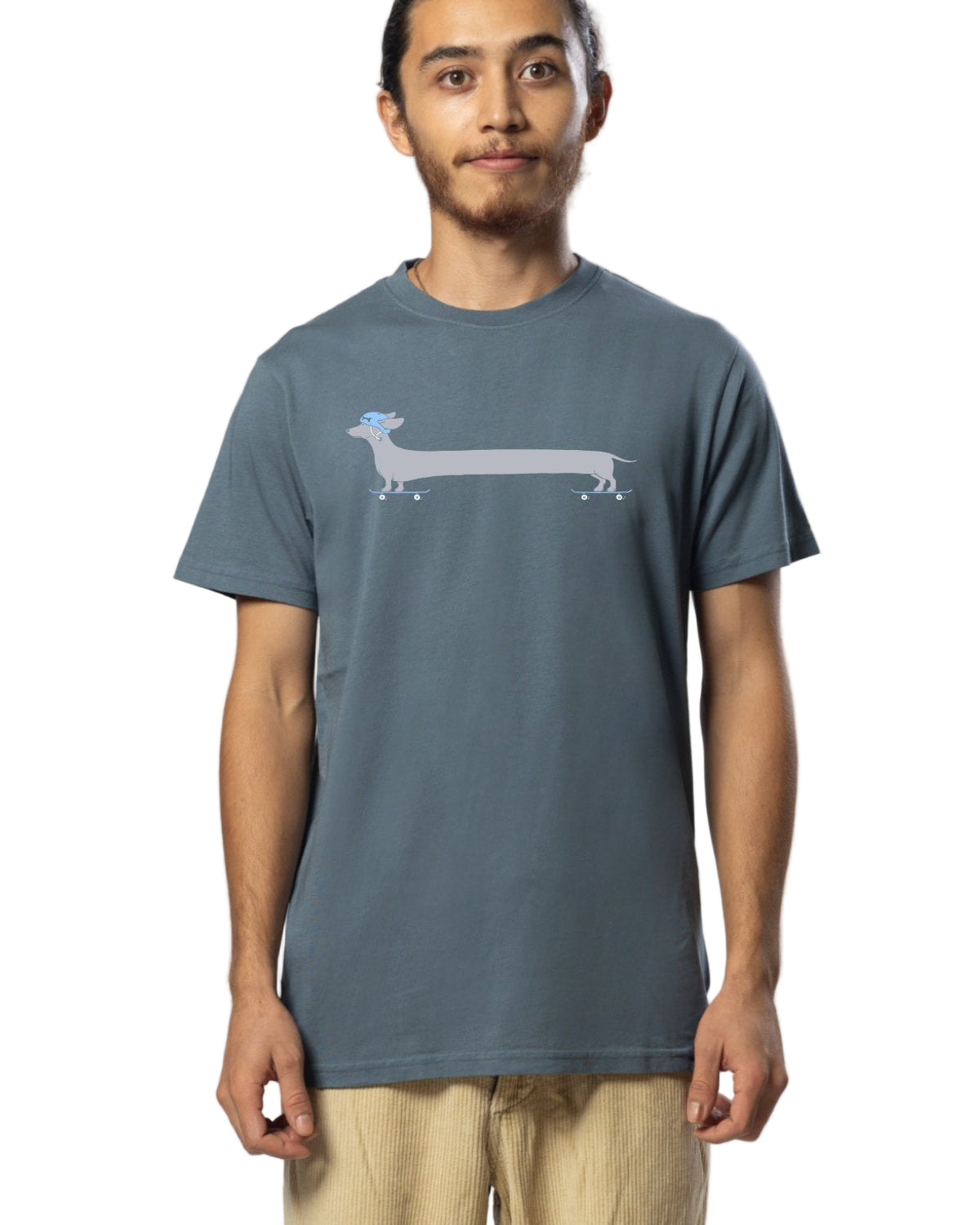Later Skater T Shirt Blue Mens Tops Skumi XS