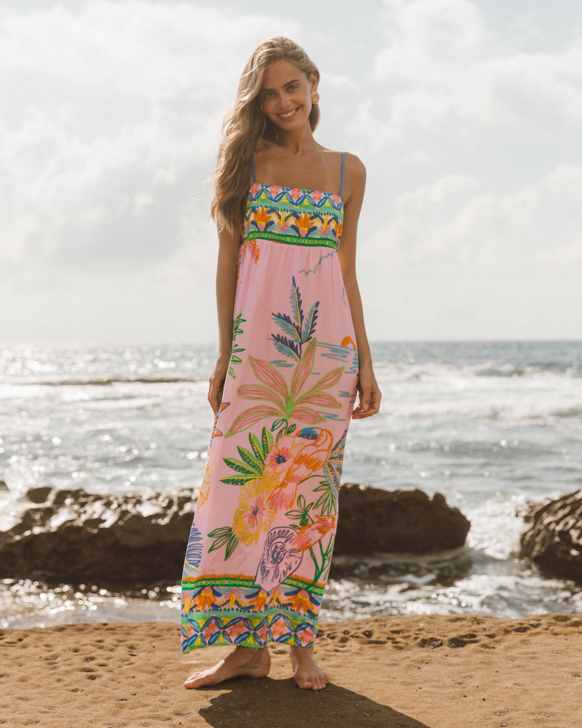 Paper Heart Toucan Maxi Dresses Paper Heart