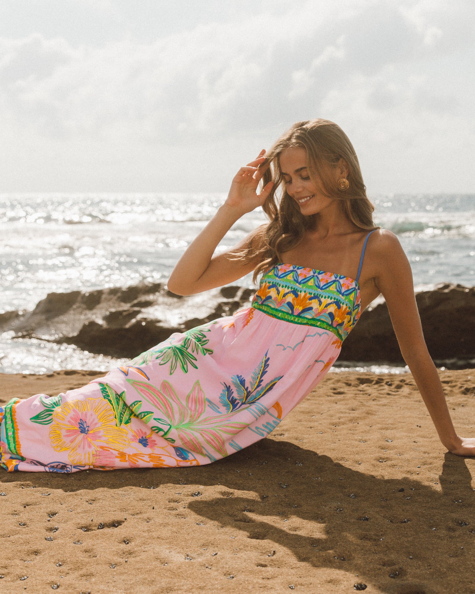 Mini Shift Dress Toucan Paradise - Global Free Style