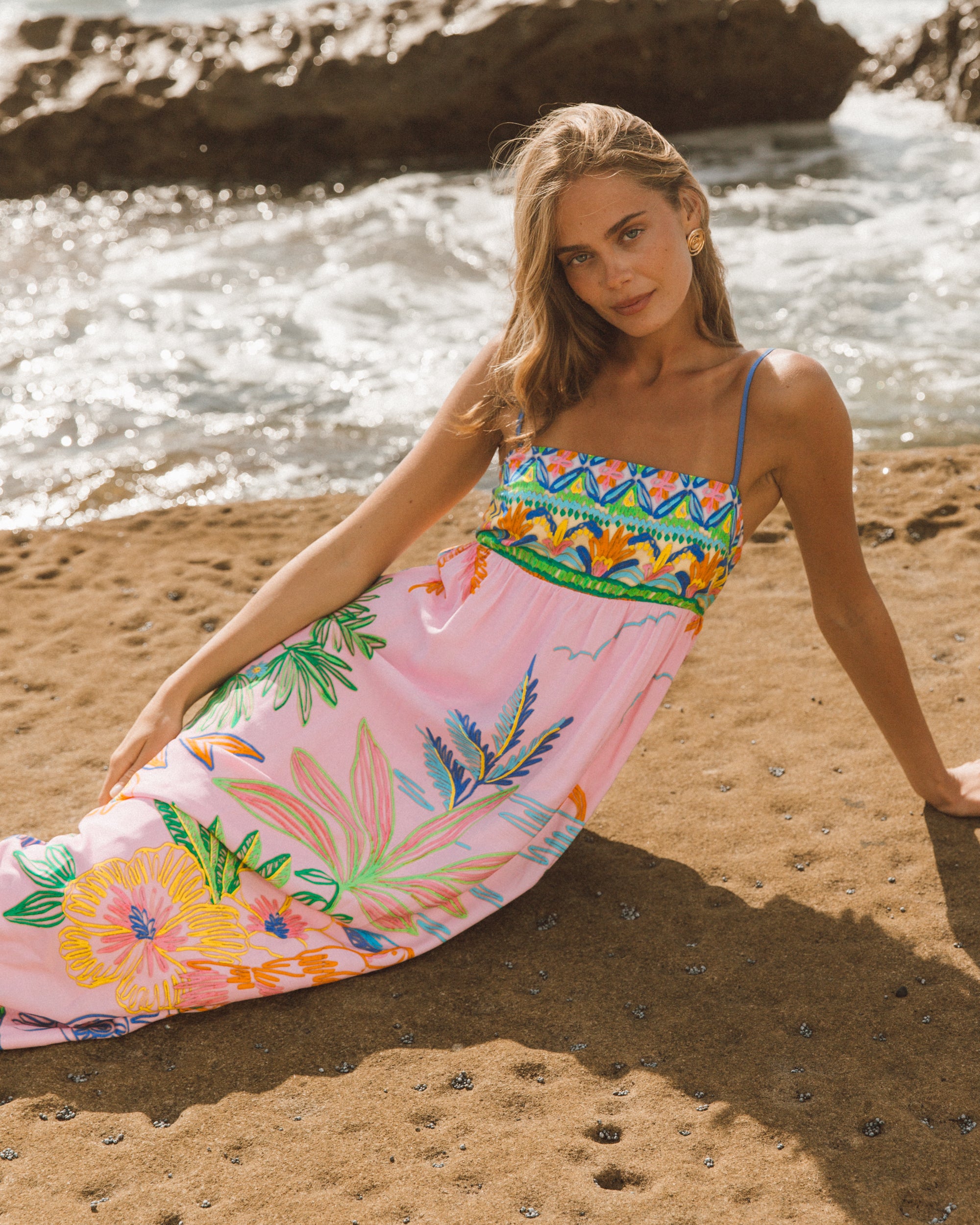 Mini Shift Dress Toucan Paradise - Global Free Style