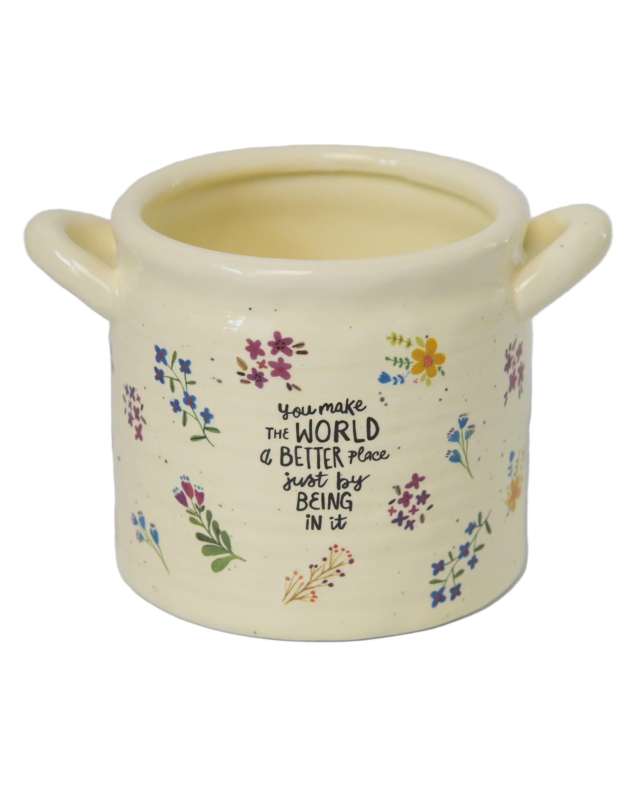 Crock Planter MED You Make World Gifts and Accessories Natural Life