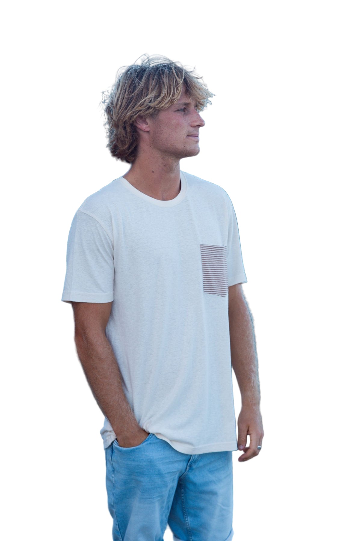 Ivory Hemp Organic Cotton Mens T Shirt Mens Tops Skumi S
