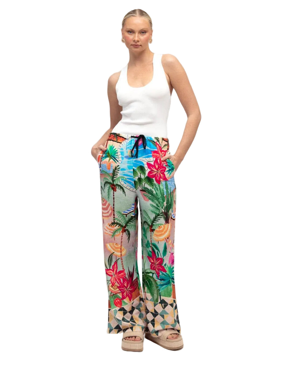 Poolside Pant by Paper Heart Bottoms Paper Heart XS(6-8)