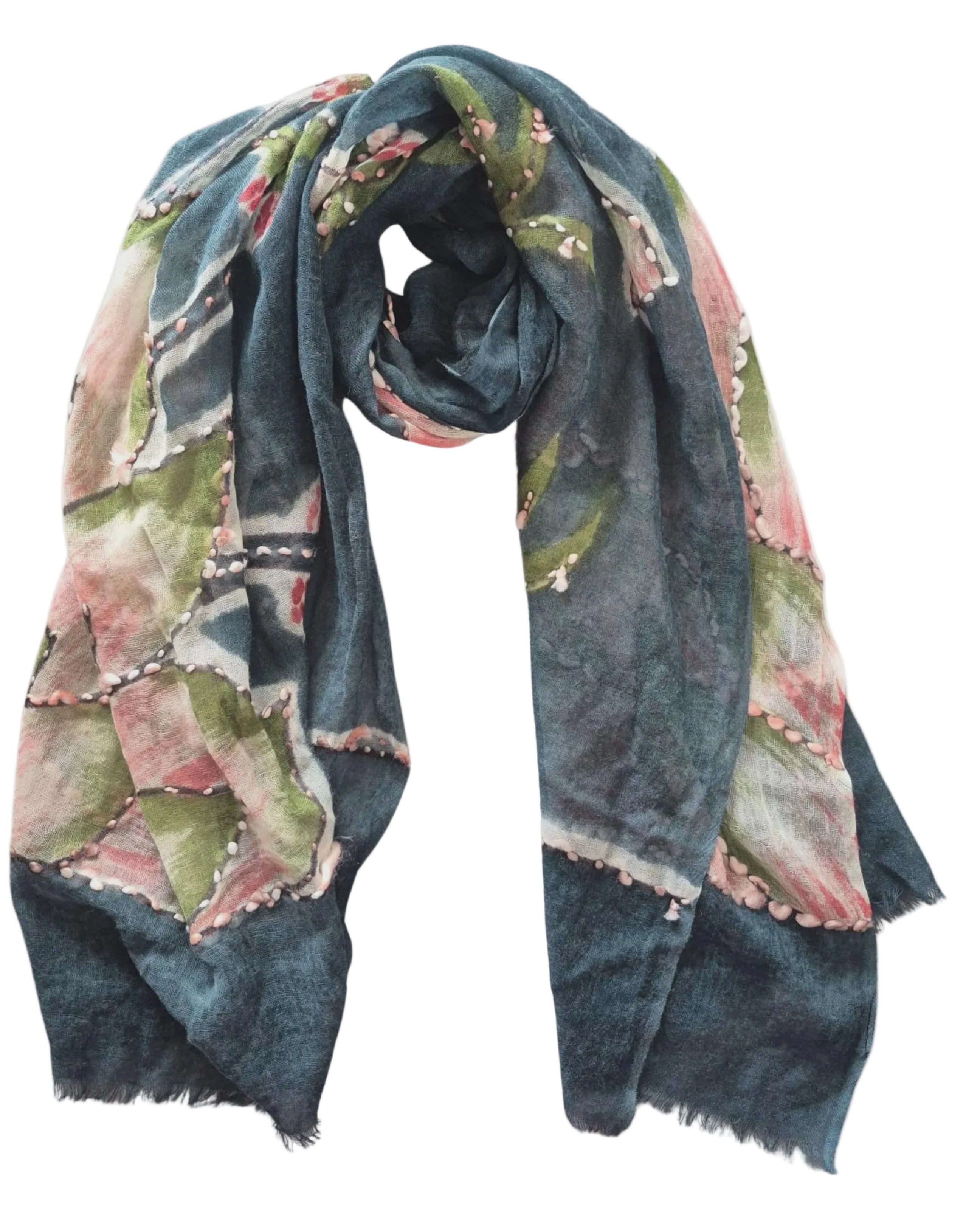 Pure Wool Scarf RC03 Scarves and Sarongs Zoda