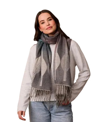 Grey Sonic Scarf Scarves and Sarongs Tiger Tree