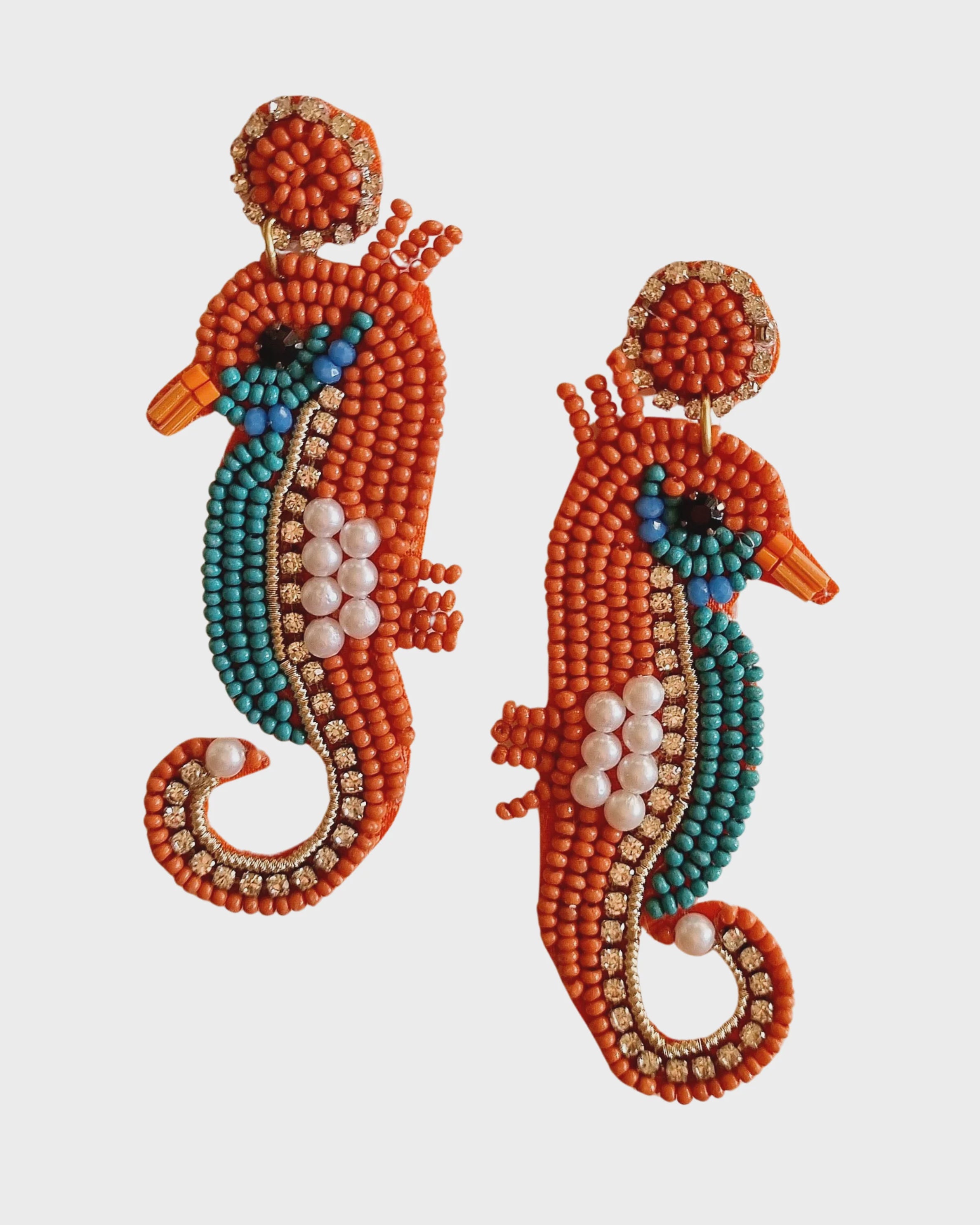 Beaded Earring SKER2985 Earrings Zoda