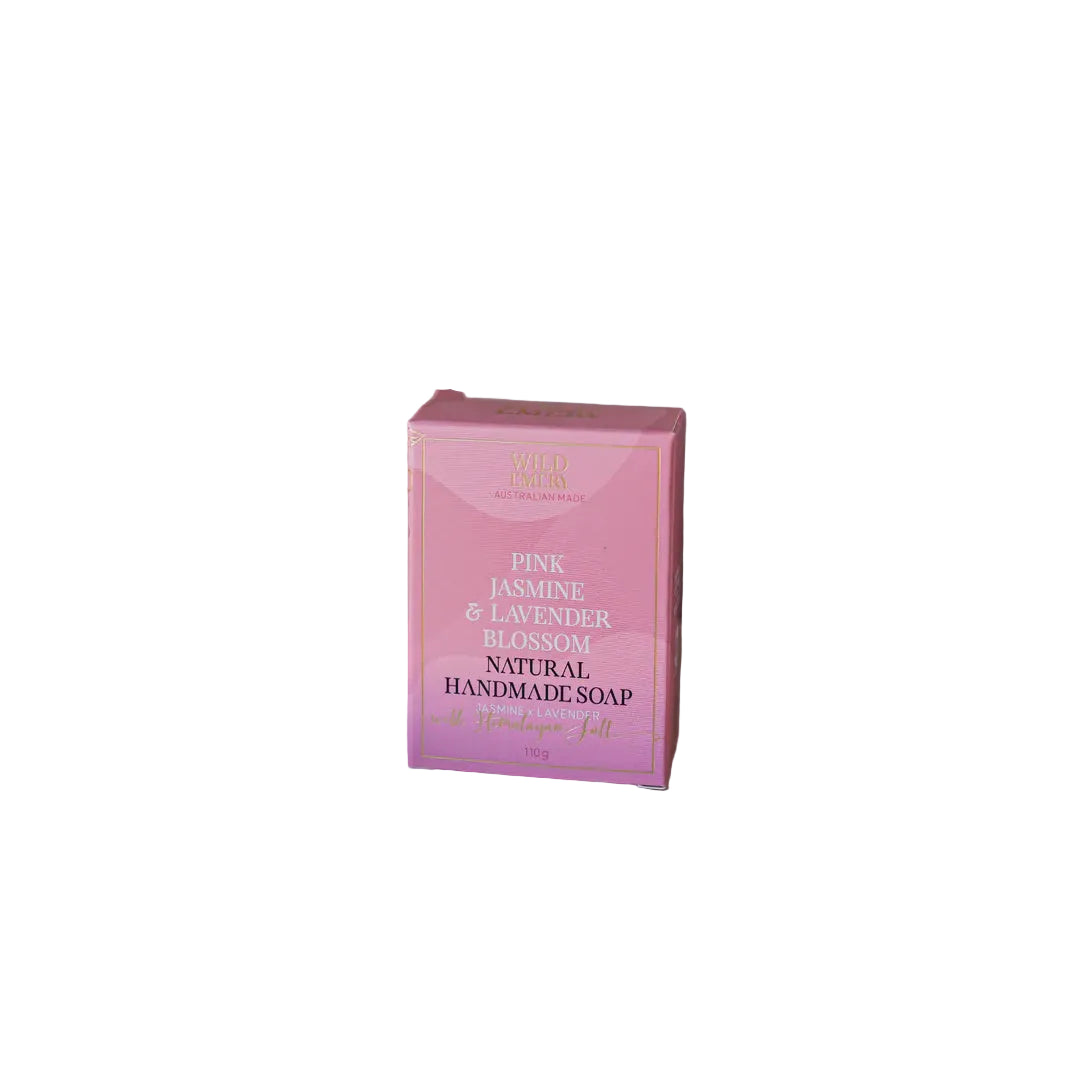 Pink Jasmine and Lavender Blossom Natural Handmade Soap Body Wild Emery