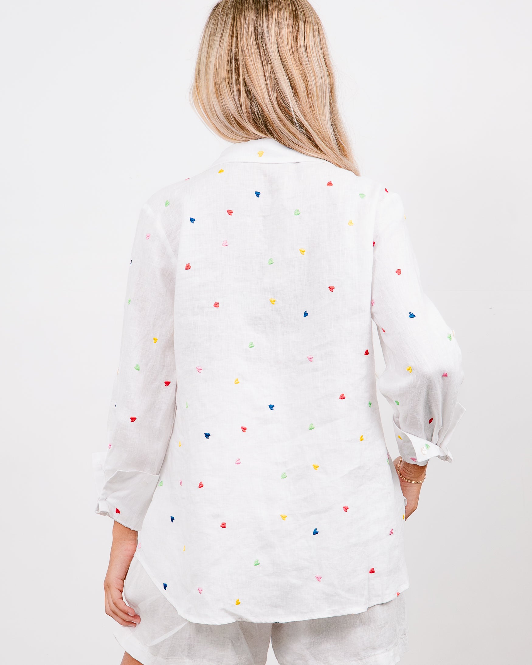 Soul Sparrow Heart Shirt White Tops Label of Love