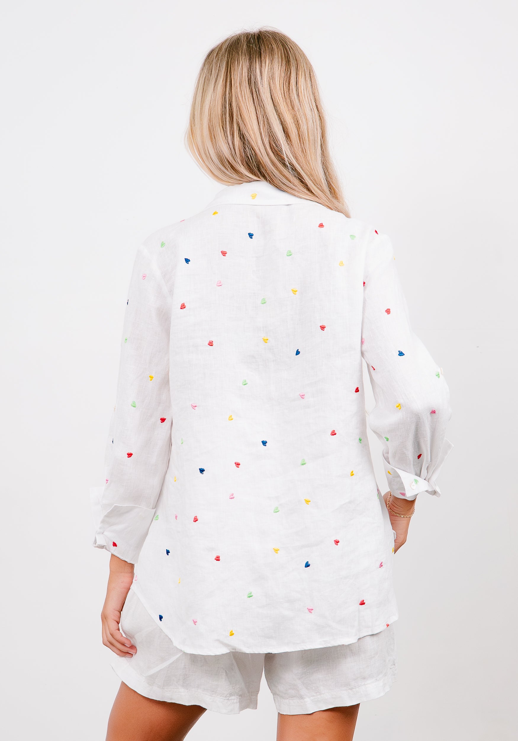 Soul Sparrow Heart Shirt White Tops Label of Love