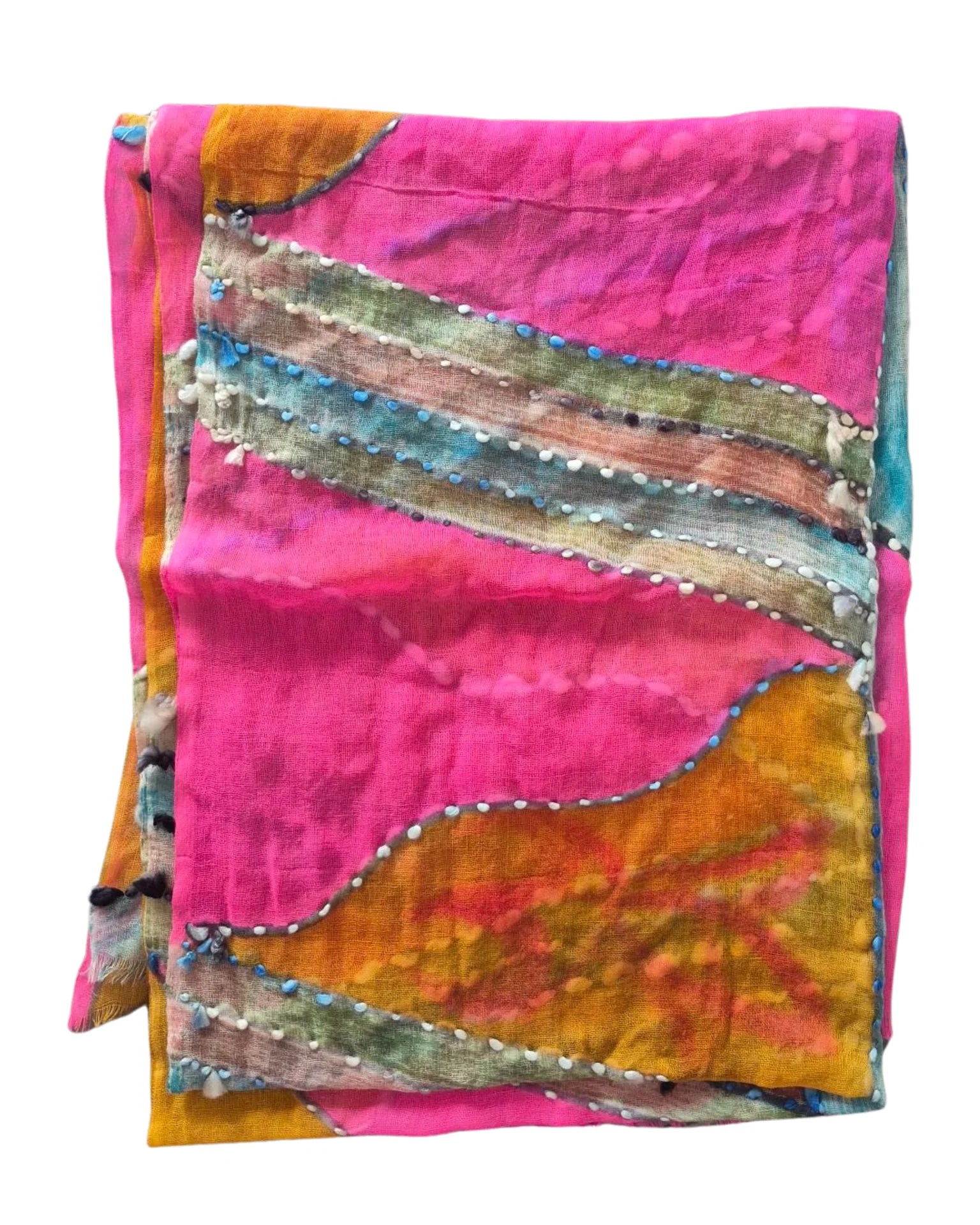 Pure Wool Scarf Pink Ai1111 Scarves and Sarongs Zoda