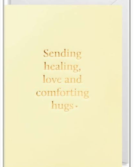 Sending Healing Love and Comforting Hugs Cards and Wrap Waterlyn