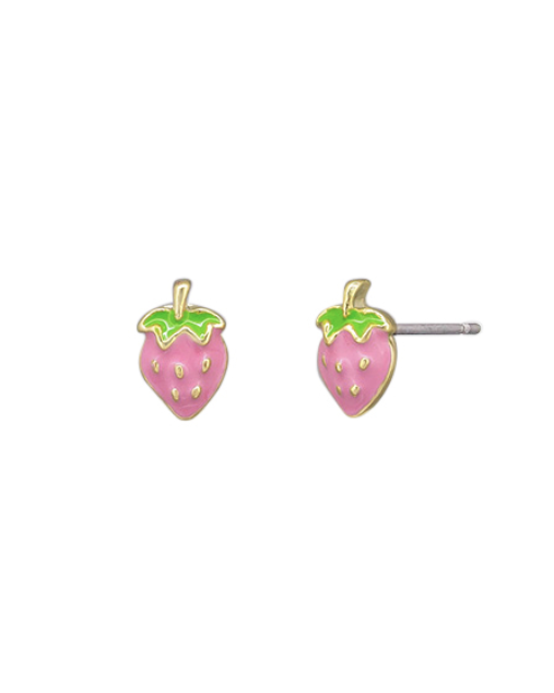 Pink Berry Studs Earrings Earrings Tiger Tree