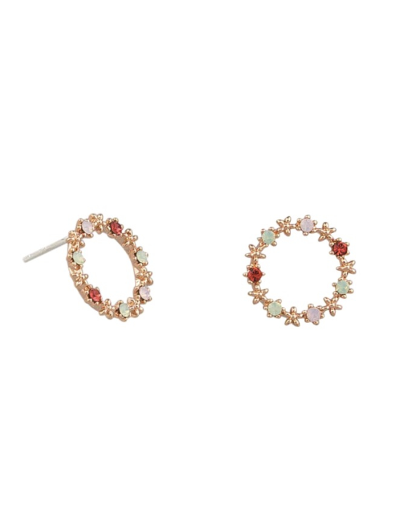 Red Petit Garland Earrings Earrings Tiger Tree