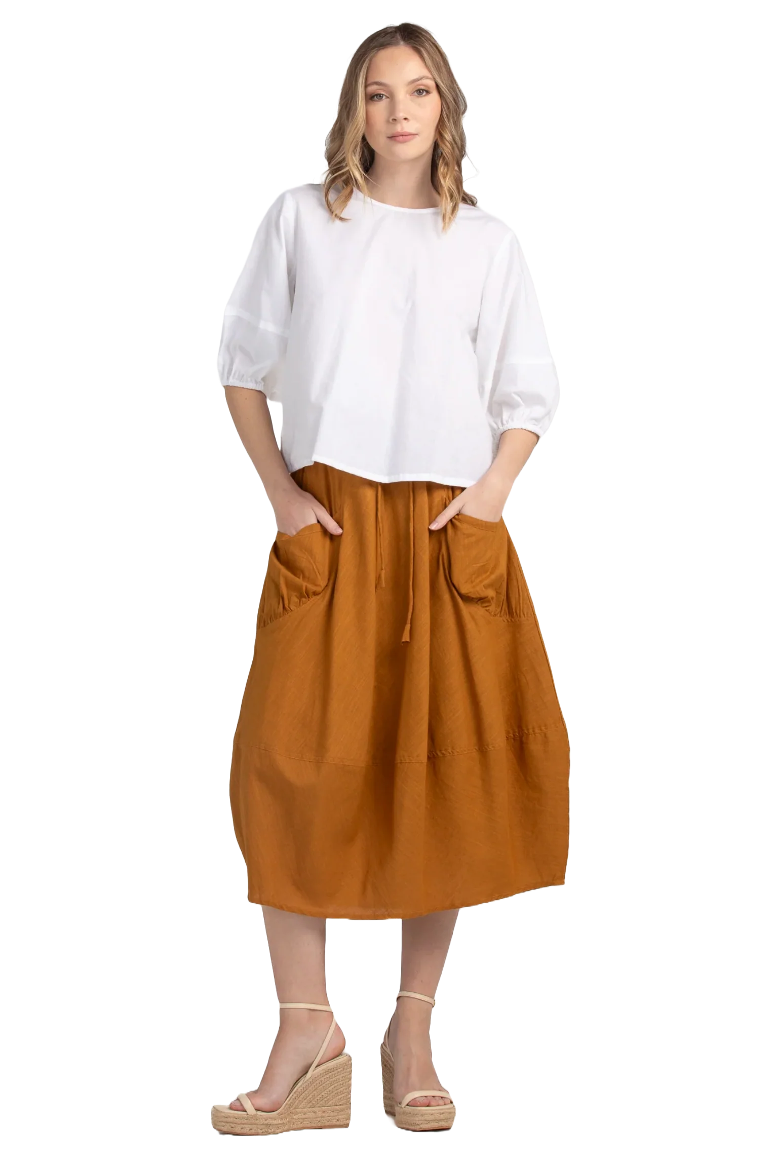 Guru Skirt Basic - Mustard Skirts Boom Shankar