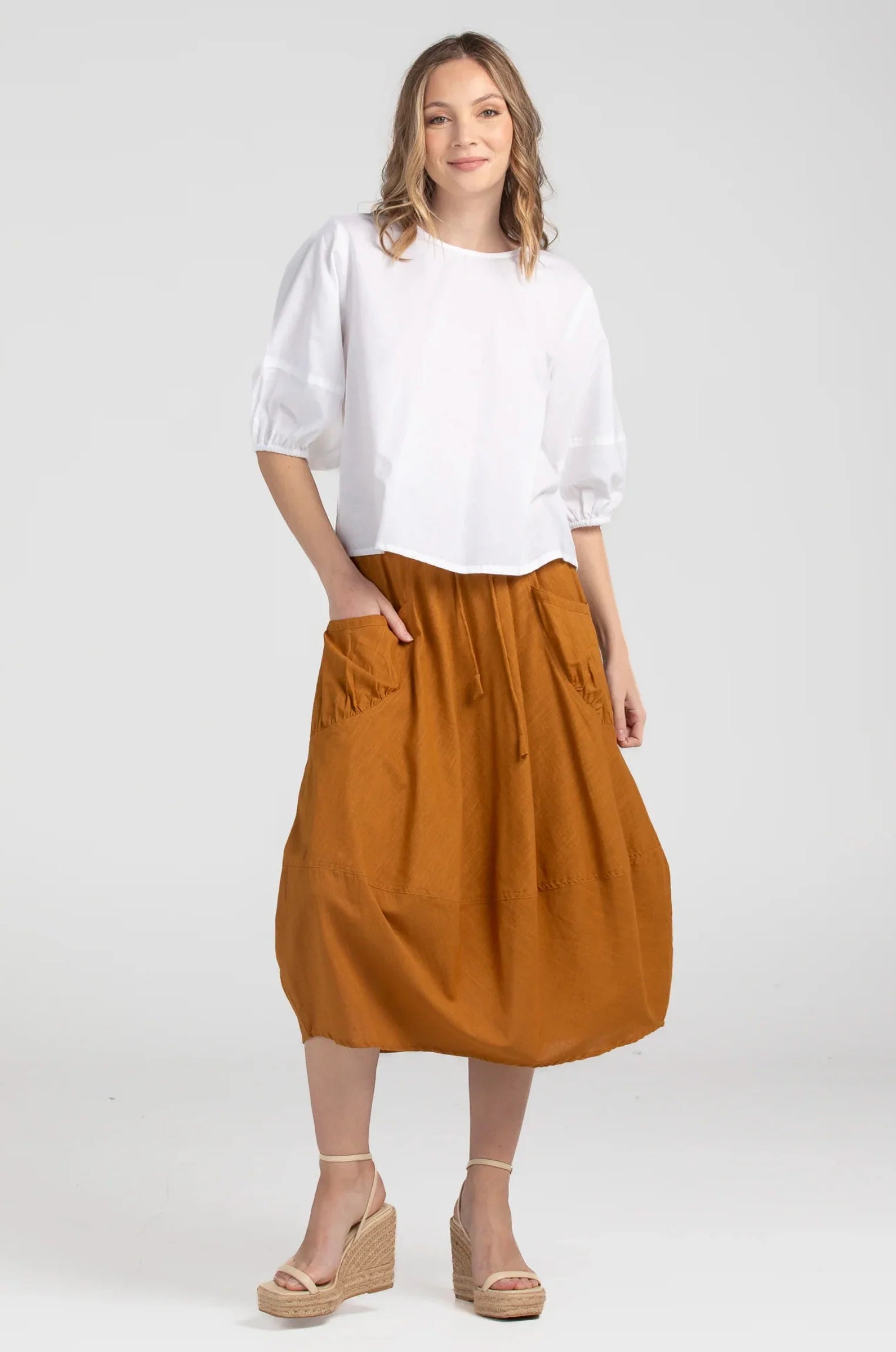 Guru Skirt Basic - Mustard Skirts Boom Shankar 6