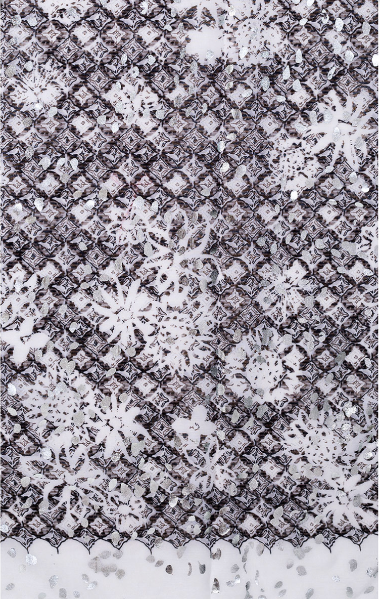 Scarf SC1937 BLACK Scarves and Sarongs Ivys