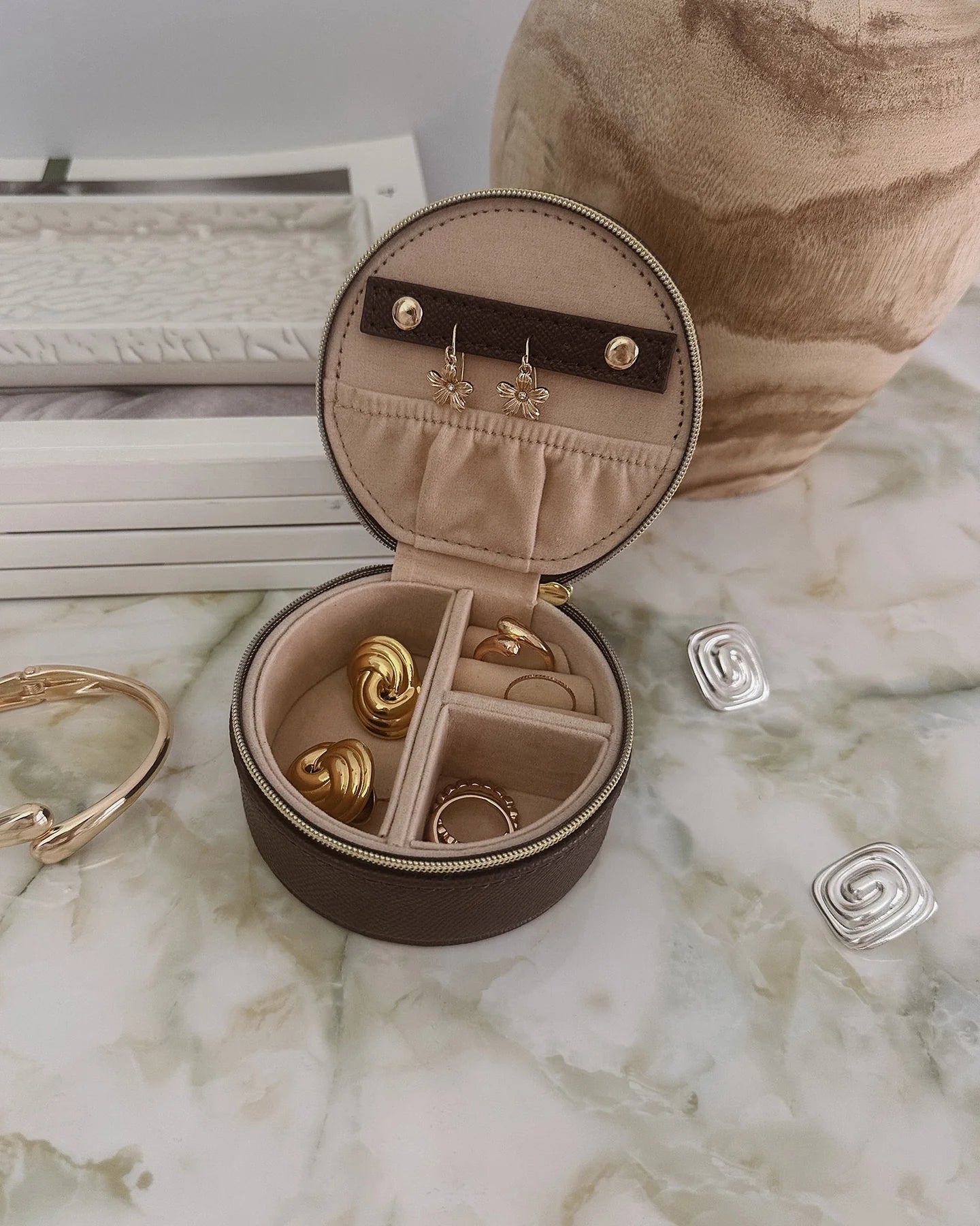 Sisco Jewellery Box - Chocolate - Global Free Style