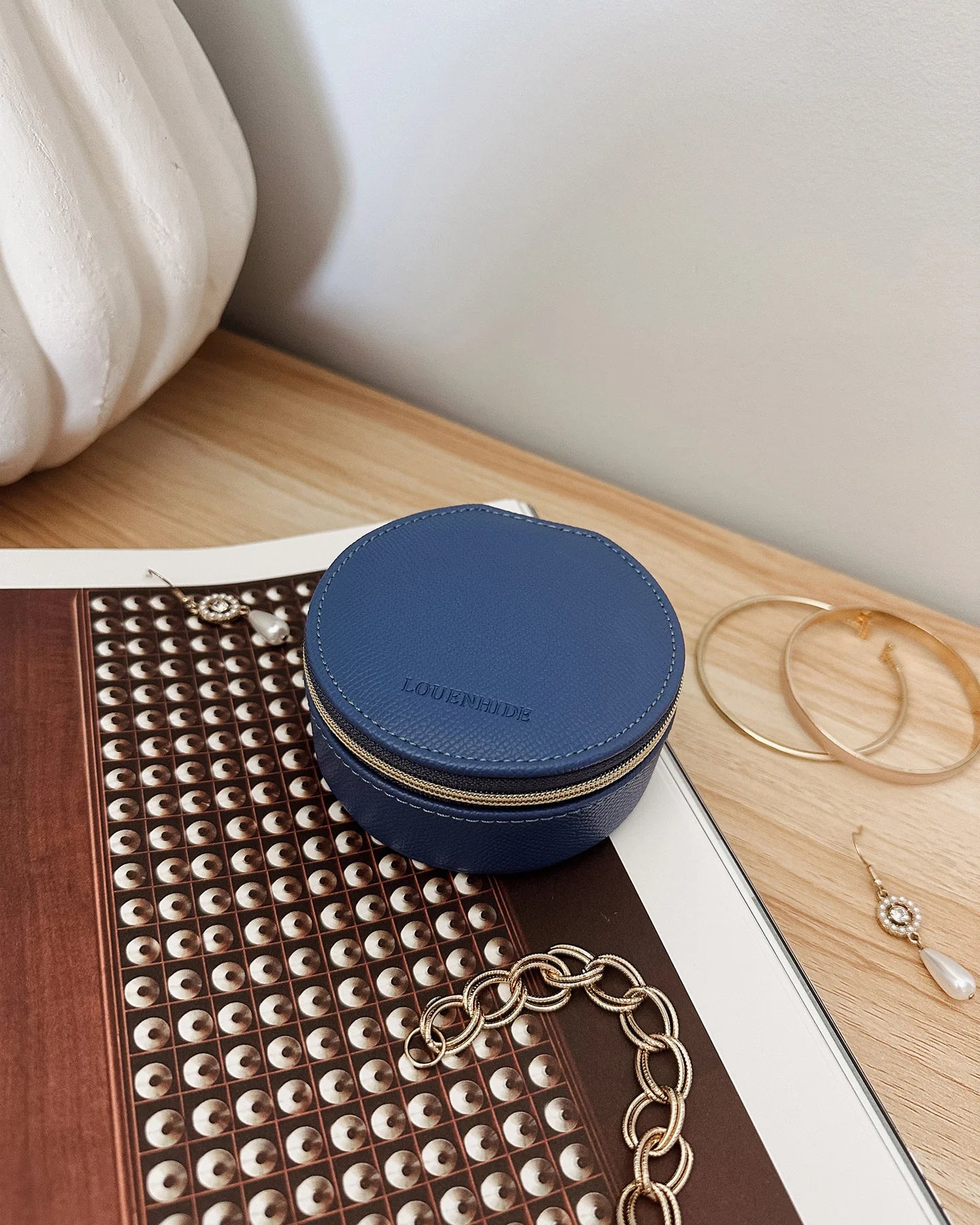 Sisco Jewellery Box - Steel Blue - Global Free Style