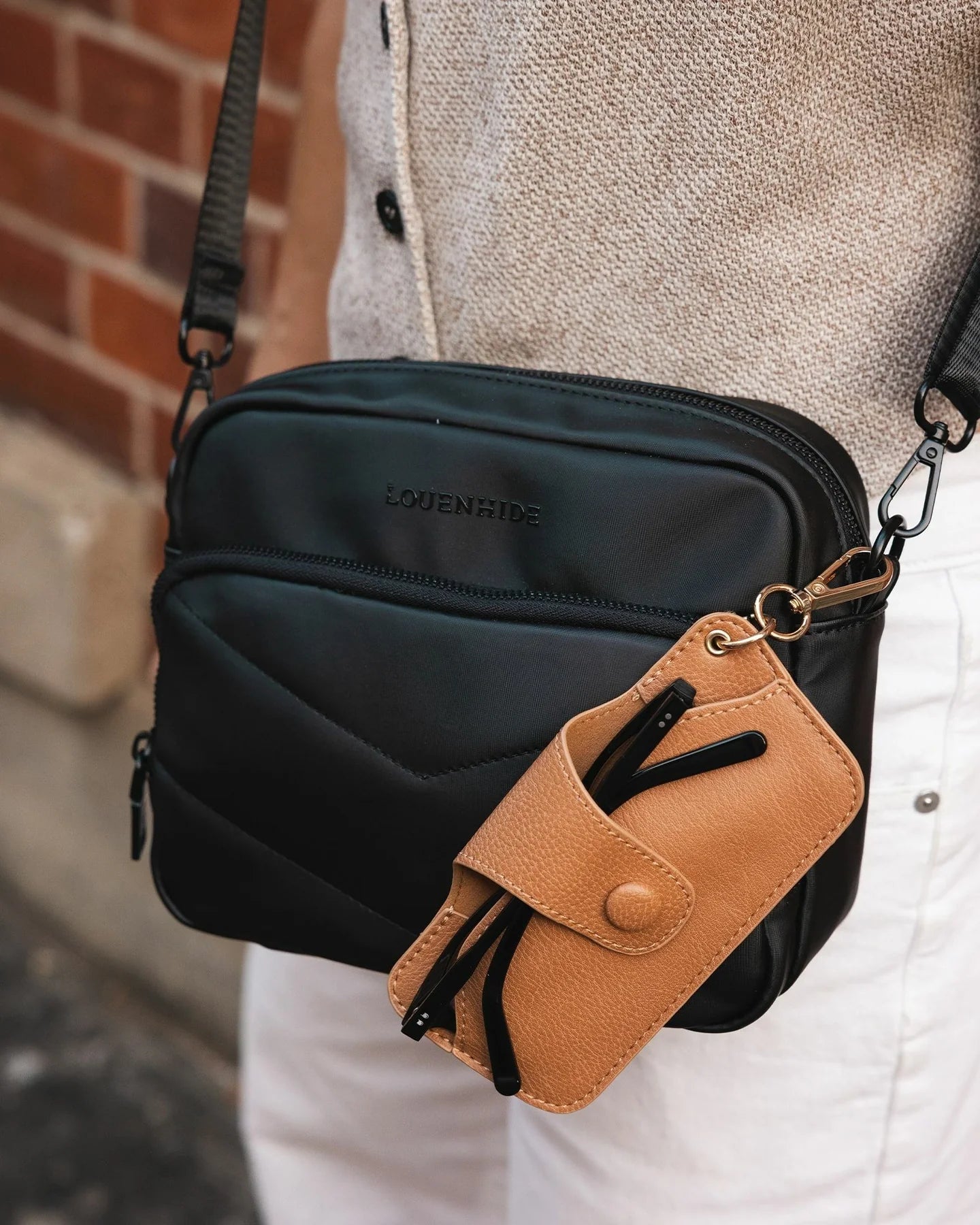 Skittle Sunglass Case Camel Sunglasses & Glasses Louenhide