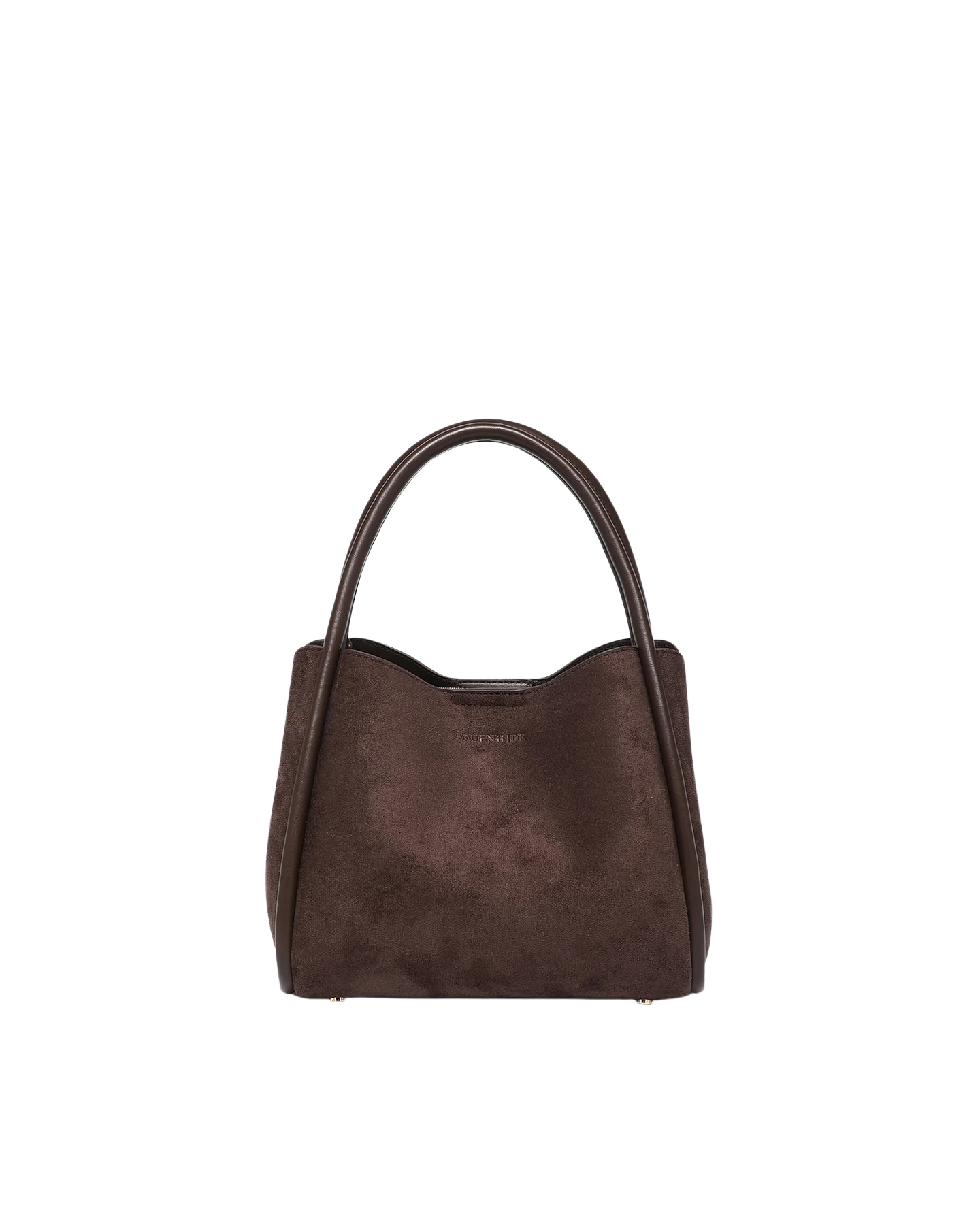 Steffie Suedette Mini Tote Bag - Chocolate - Global Free Style