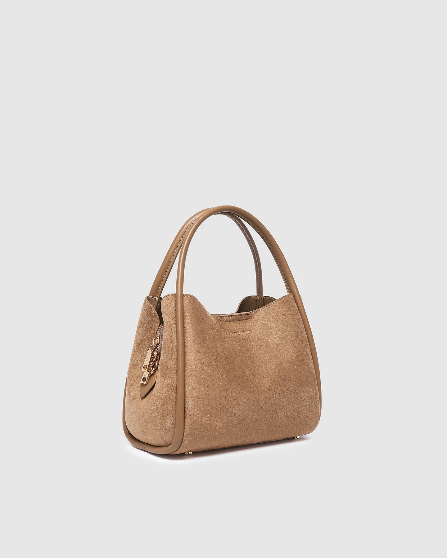 Steffie Suedette Mini Tote Bag - Honey - Global Free Style
