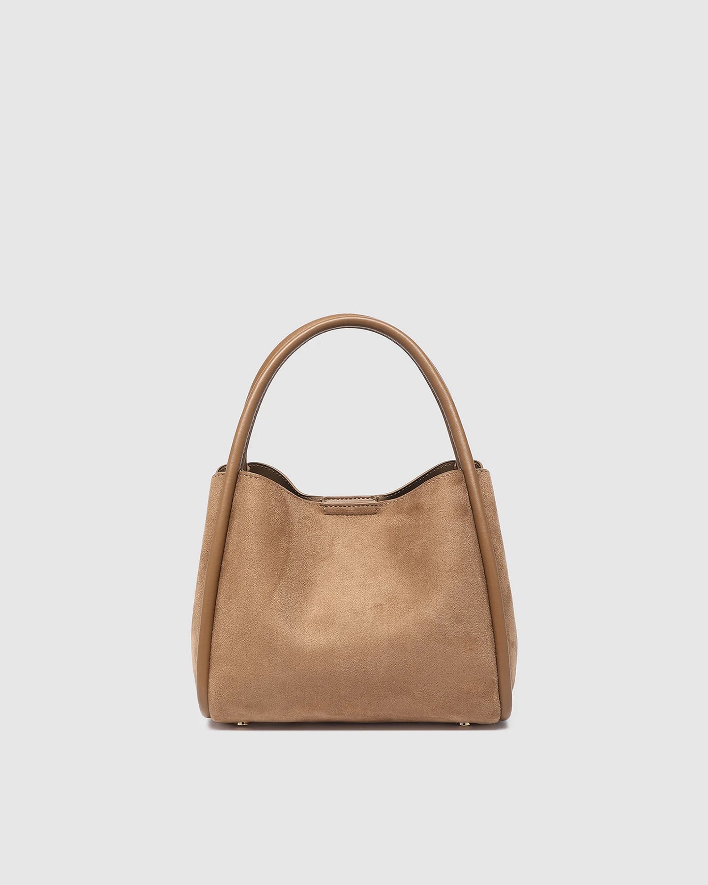 Steffie Suedette Mini Tote Bag - Honey - Global Free Style