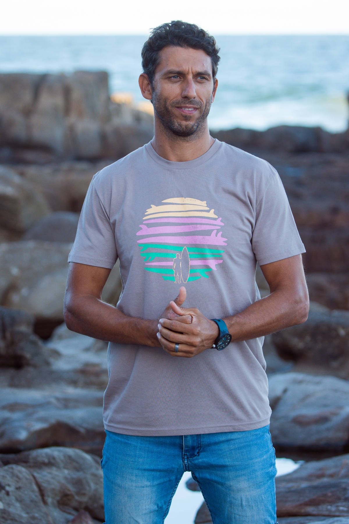 Surfboards Mushroom Mens T Shirt Mens Tops Skumi