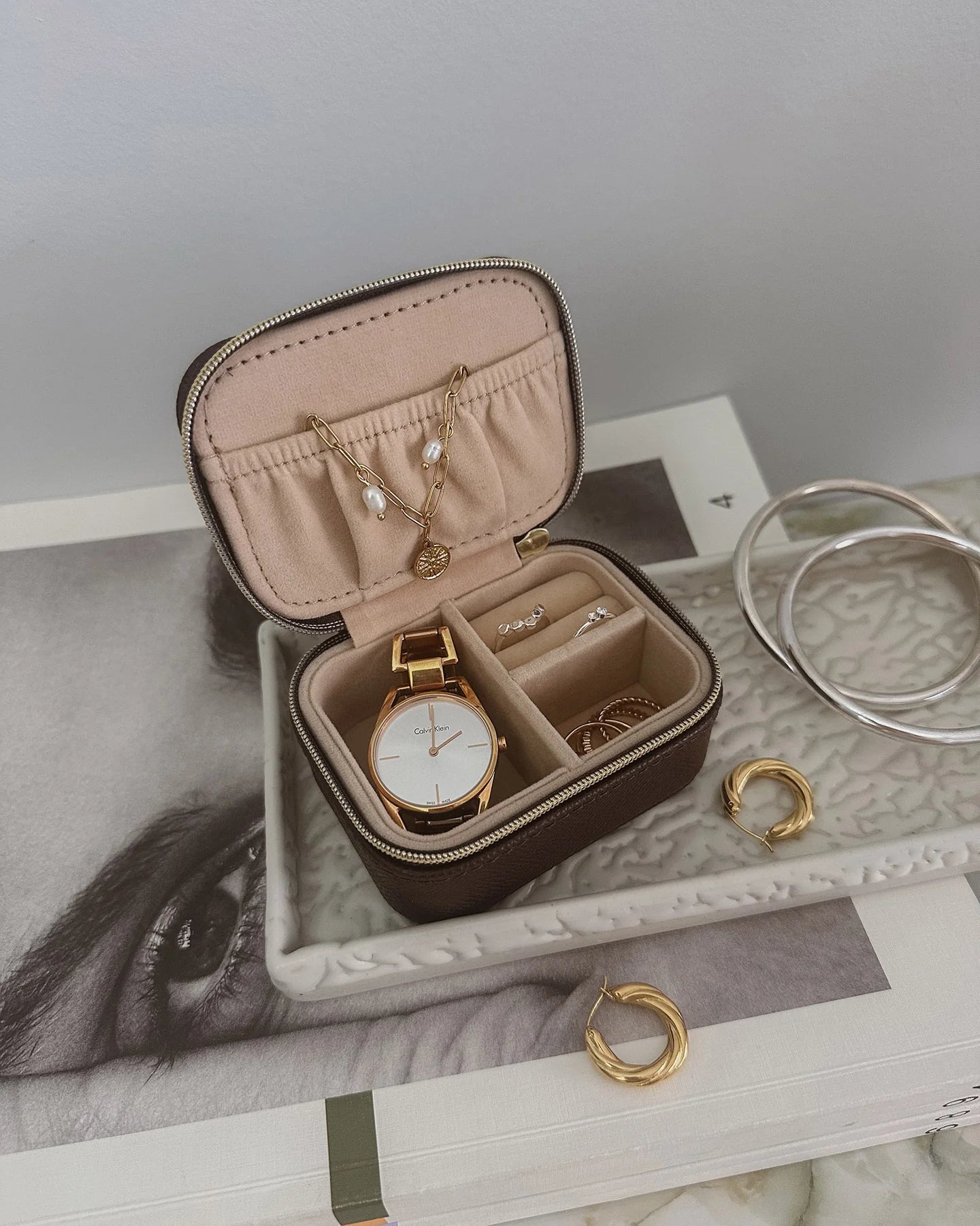 Suzie Jewellery Box - Chocolate - Global Free Style