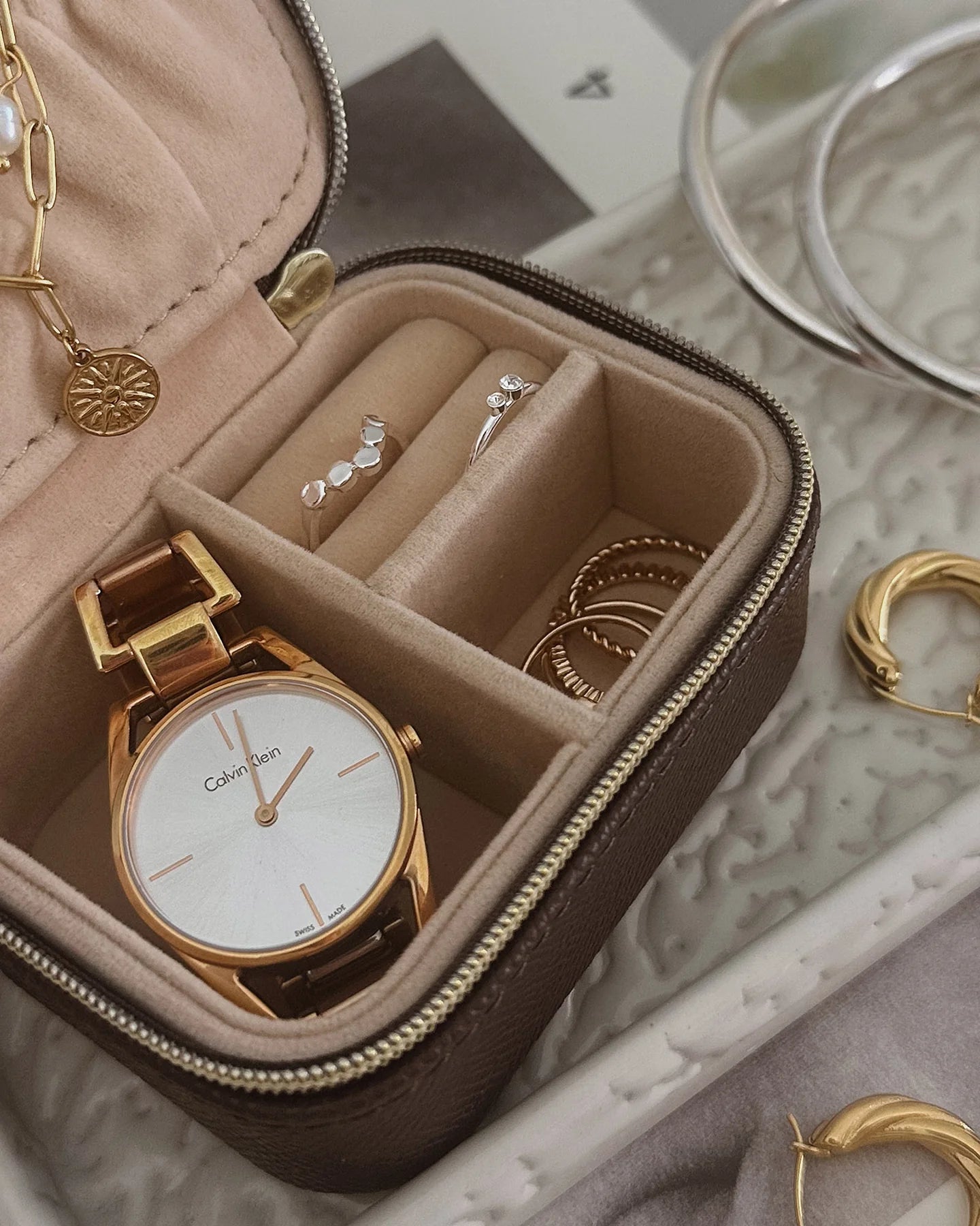 Suzie Jewellery Box - Chocolate - Global Free Style