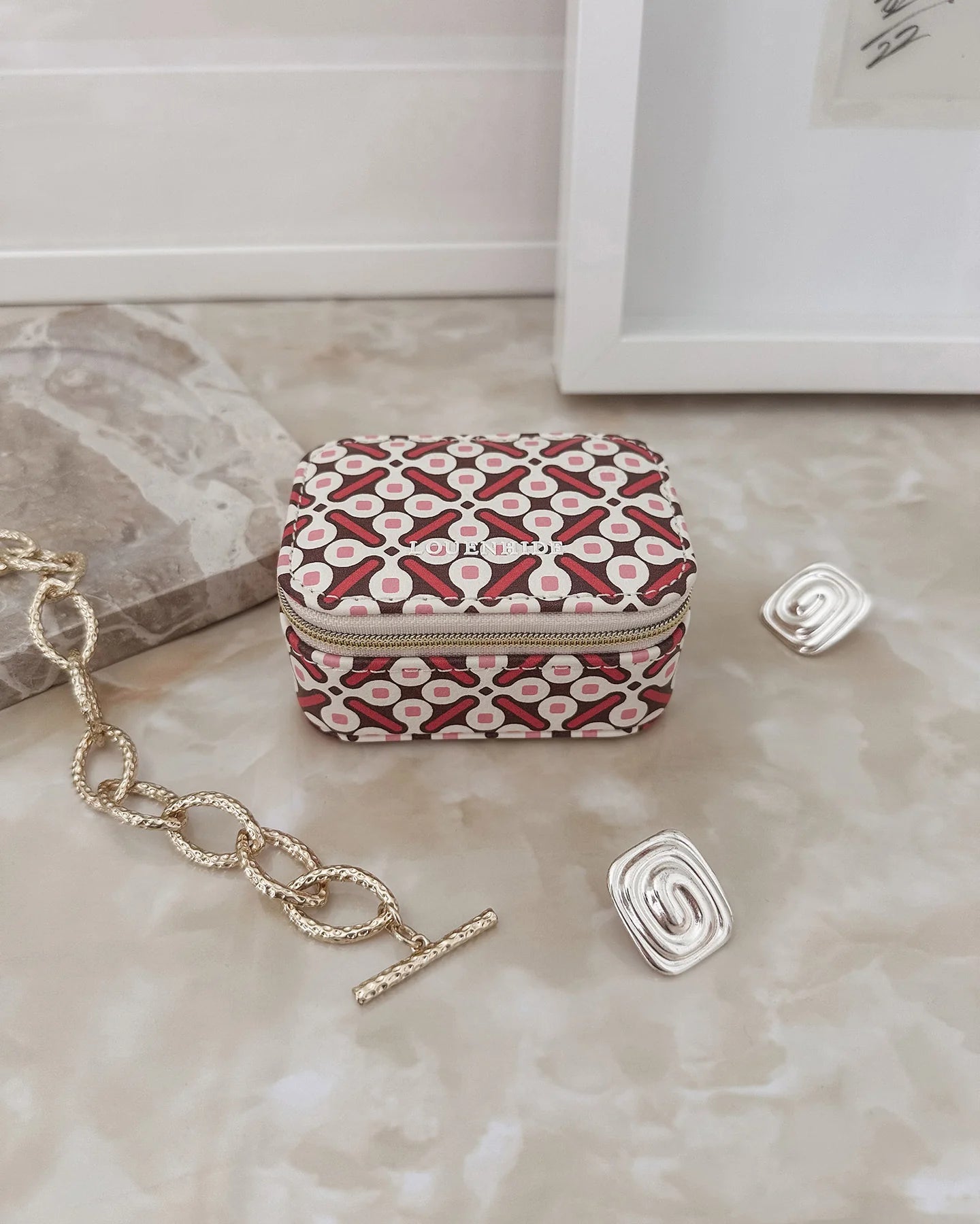 Suzie Jewellery Box - Retro Pink - Global Free Style
