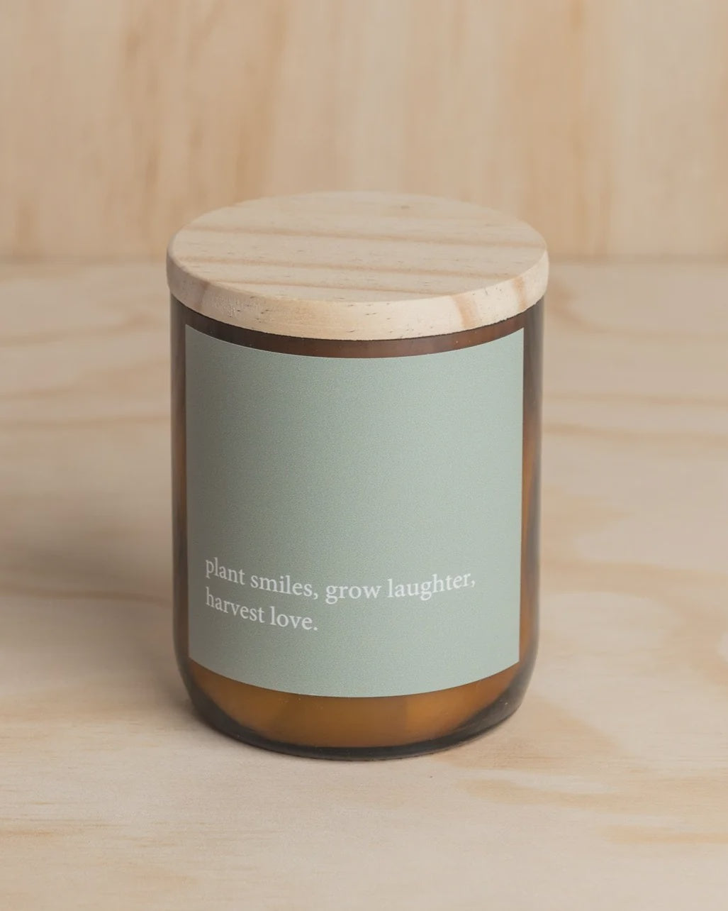 Heartfelt Quote Candle - smiles, laughter, love Gifts and Accessories Commonfolk