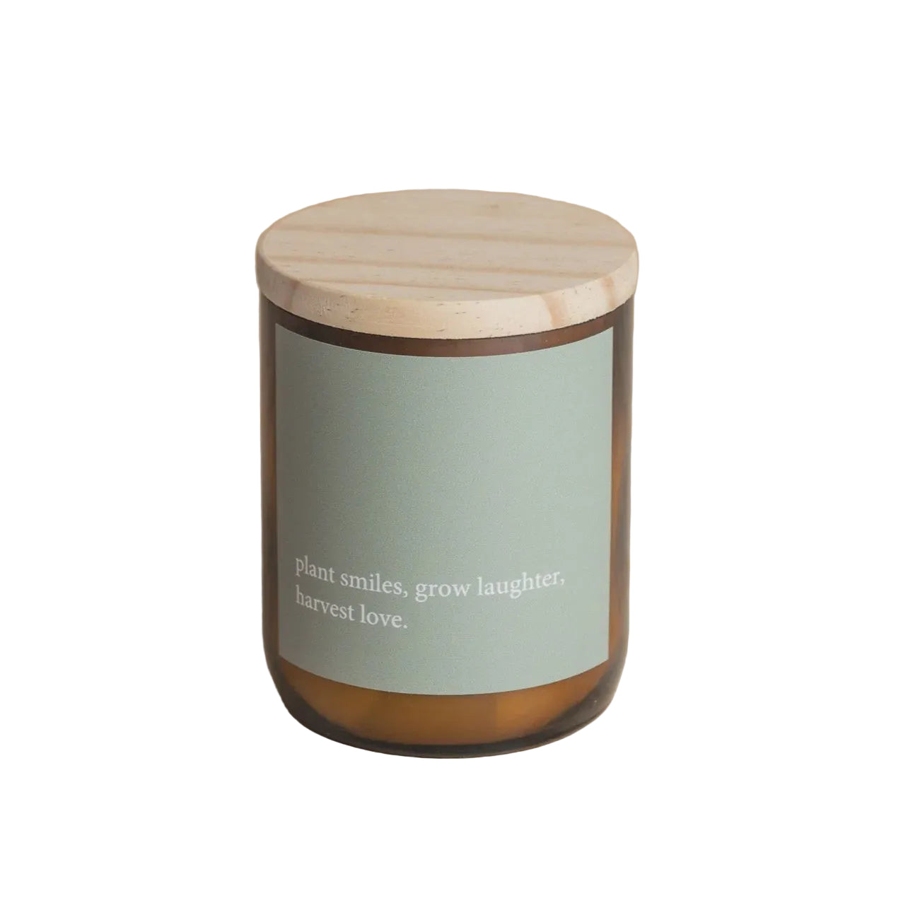 Heartfelt Quote Candle - smiles, laughter, love Gifts and Accessories Commonfolk