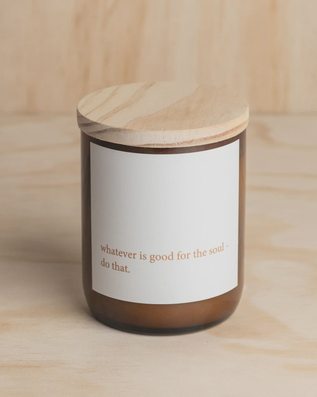 Heartfelt Quote Candle - good for the soul Gifts and Accessories Commonfolk