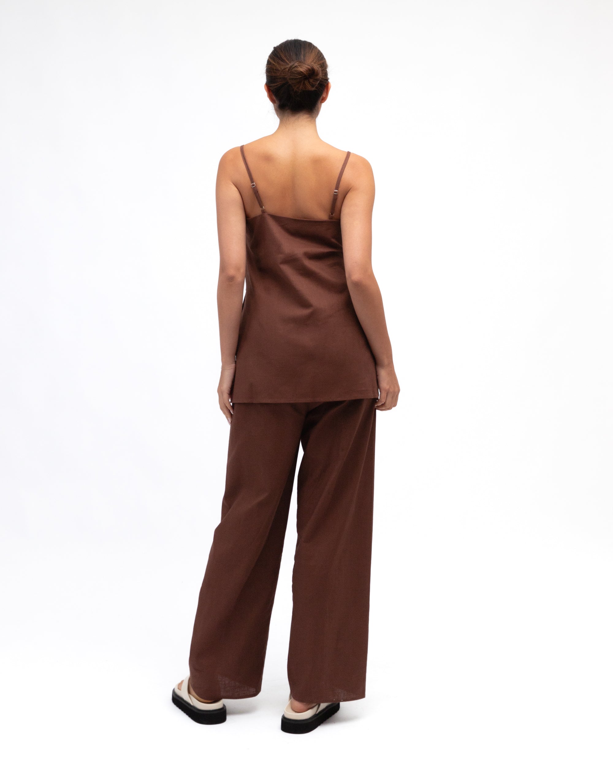 Chocolate Pant Bottoms White Closet