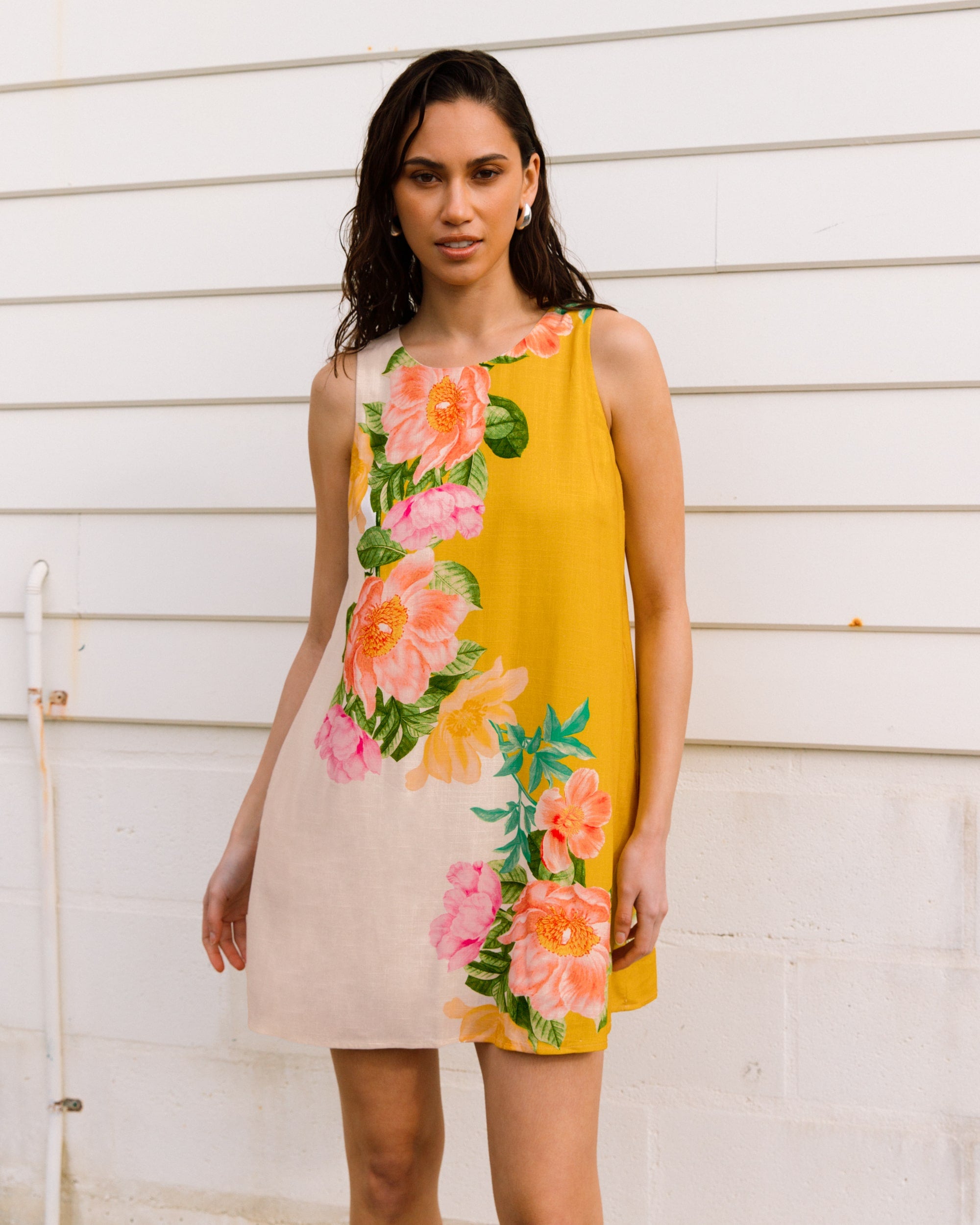 Botanical Bliss Mini Dress - Global Free Style