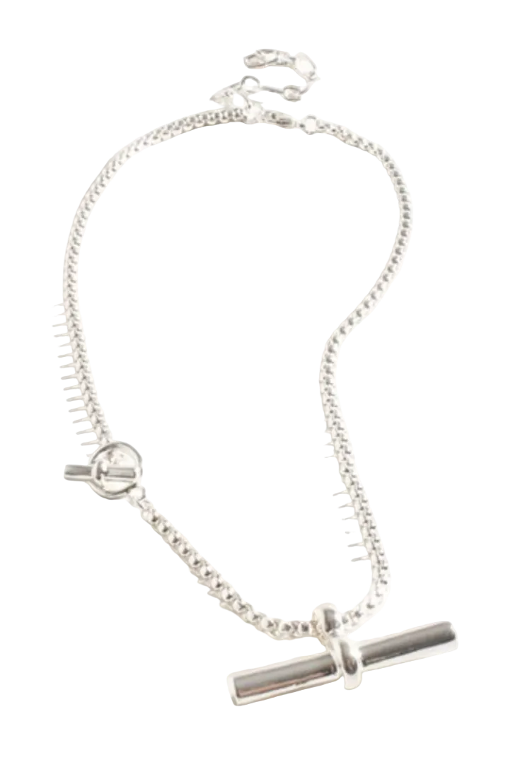 Toggle Detail Interest Chain Necklace Silver Necklaces Adorne