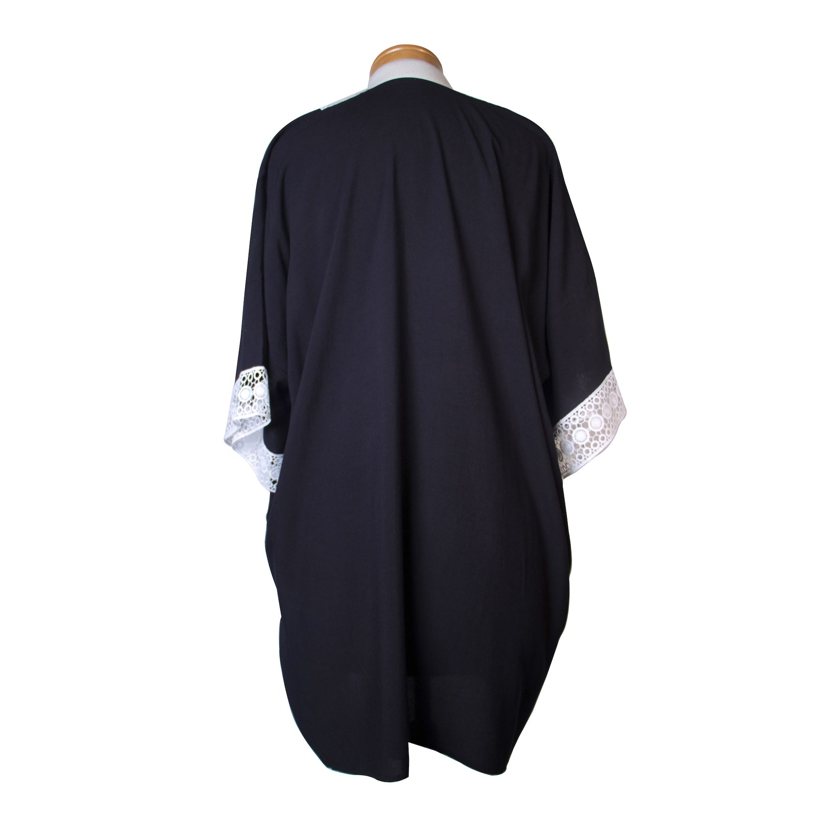Lace Kimono Black Tops Taylor Hill