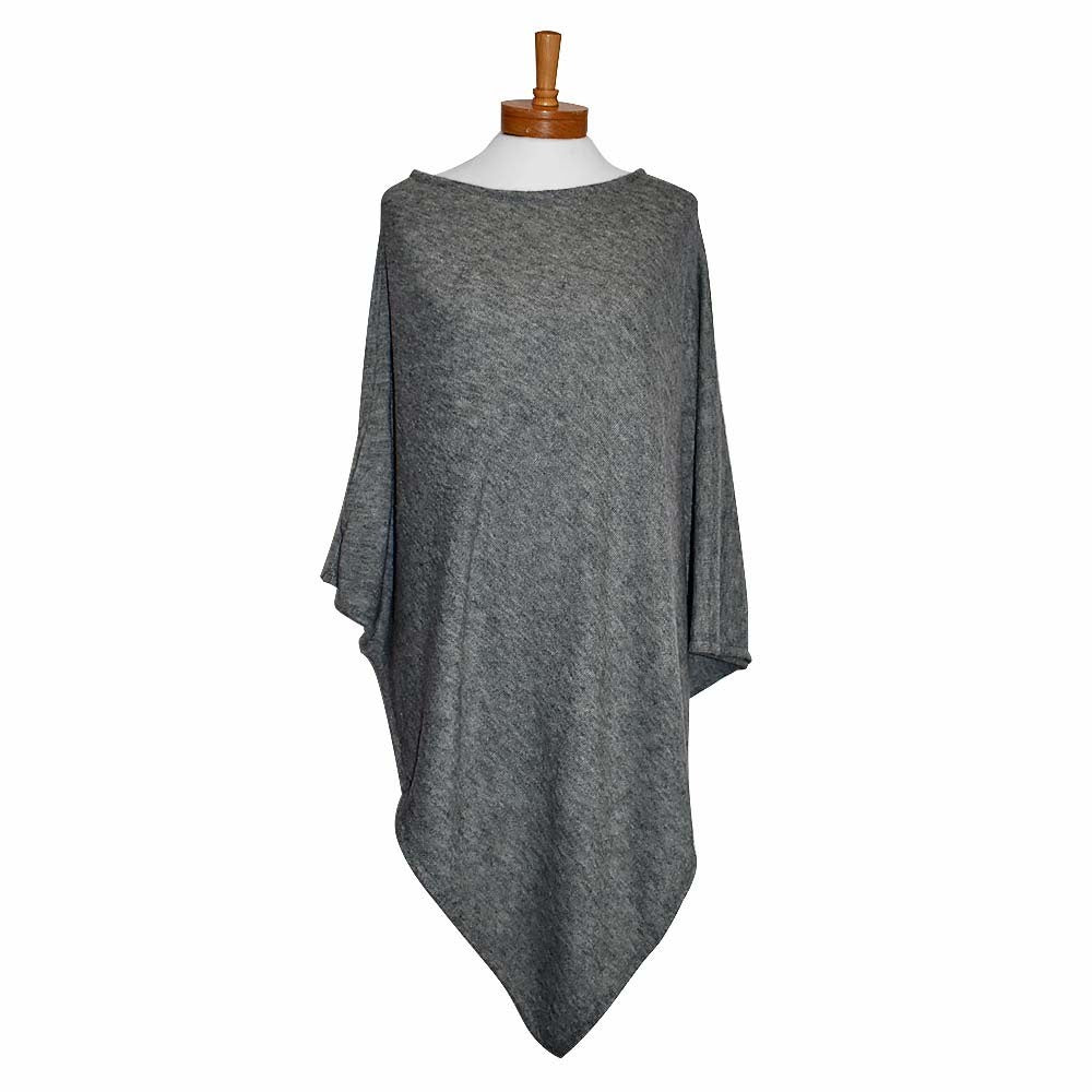 Pearl Poncho Grey Tops Taylor Hill