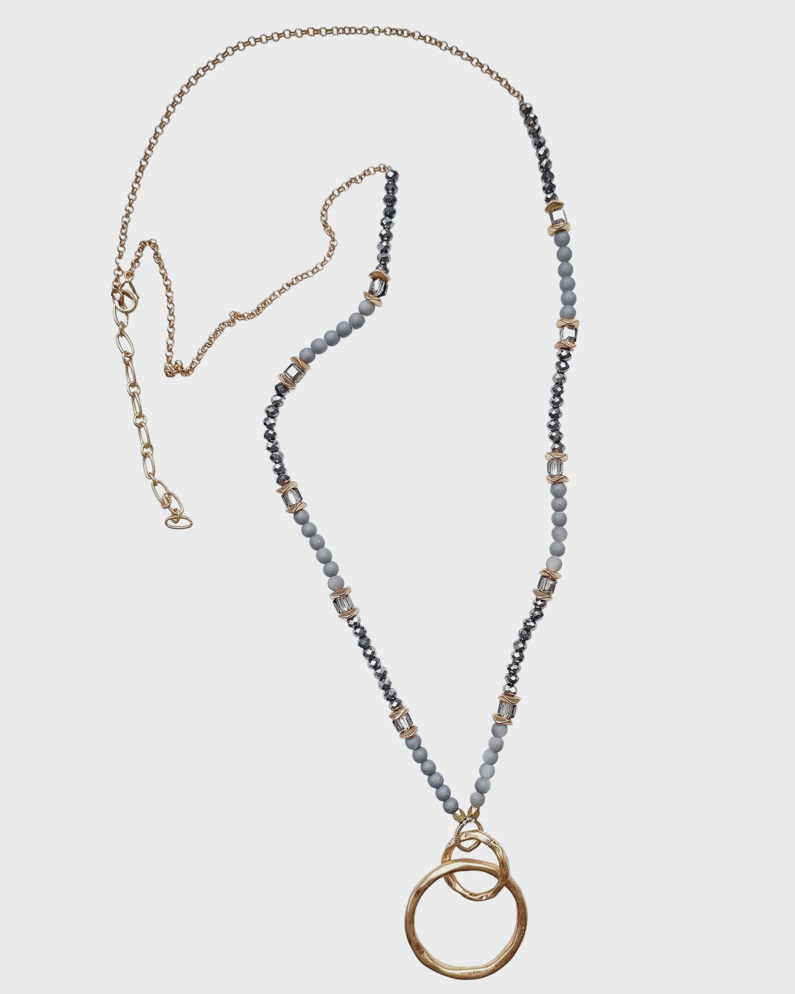 Trysta Necklace 1901-01-5NGREY Necklaces Zoda